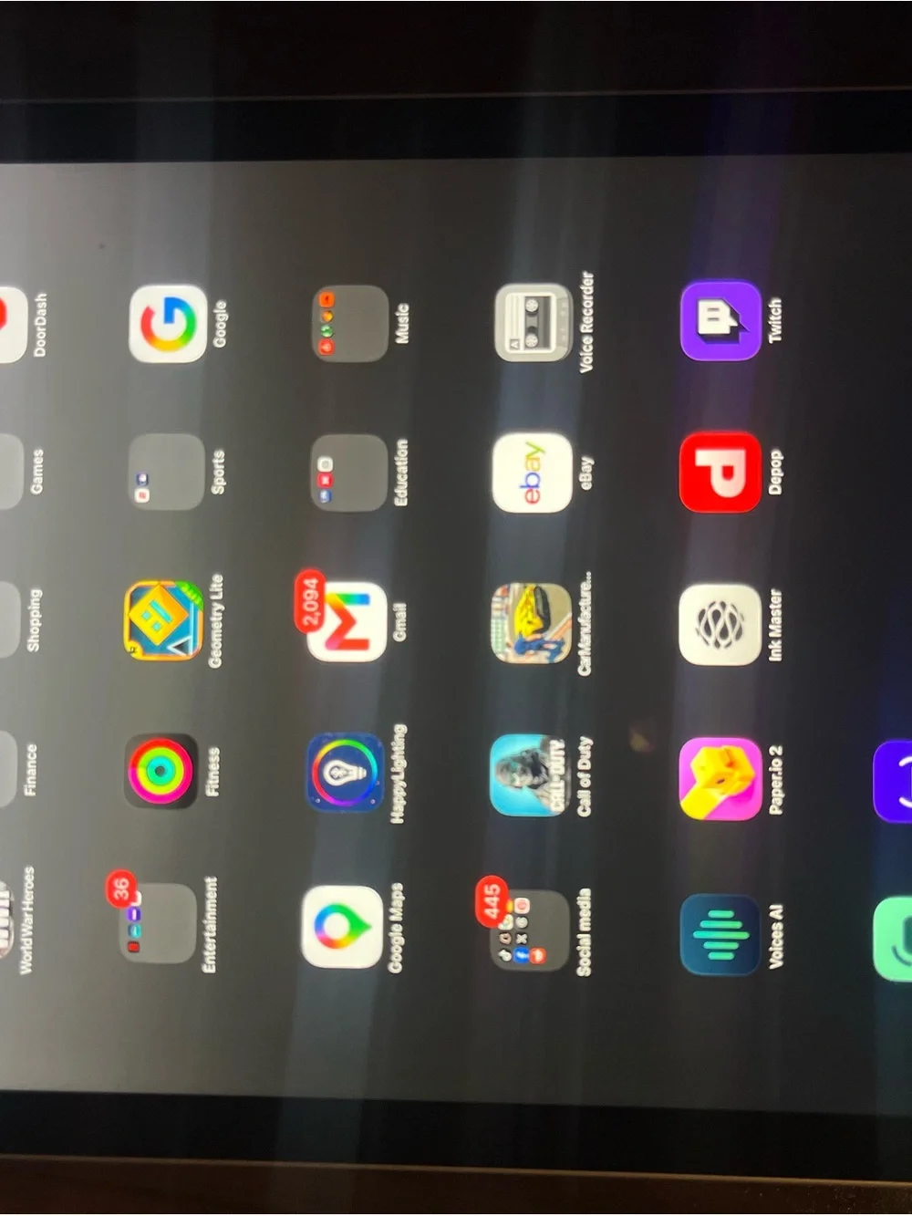 Gray iPad A16